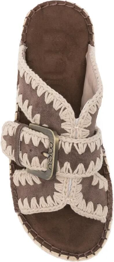 Mou Sandalen met gesp en bandjes Bruin - Foto 3
