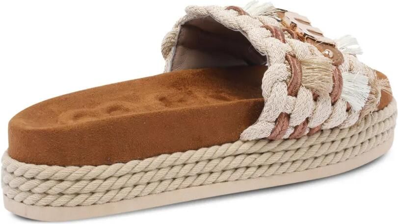 Mou Sandalen met plateauzool Beige - Foto 3