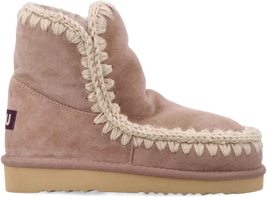Mou Sneakers met gehaakte afwerking Bruin