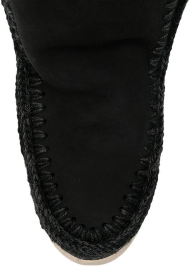 Mou suede ankle boots Zwart - Foto 4