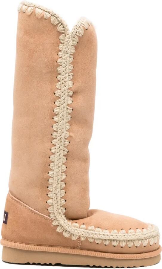 Mou Suède laarzen Beige