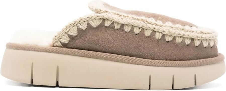 Mou Suède slippers Bruin