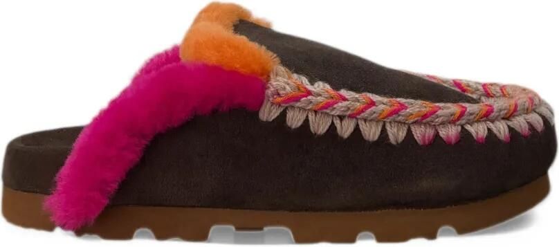 Mou Winter Bio flat mules Bruin