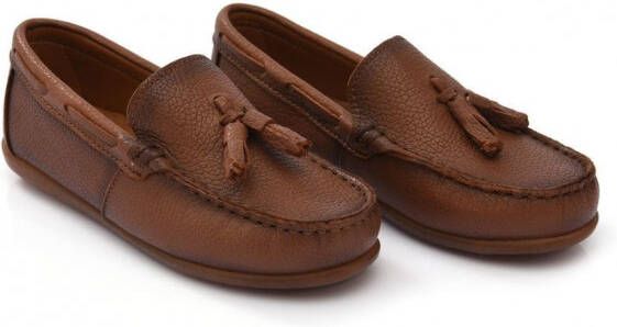 Moustache Loafers met kwastje Bruin