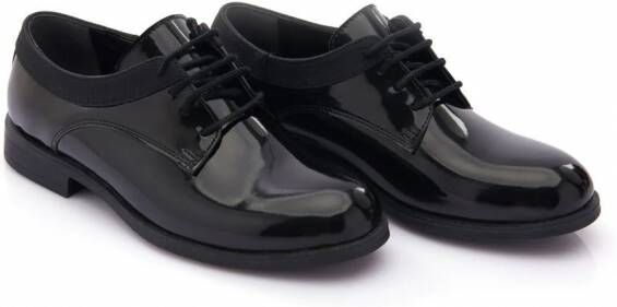 Moustache Oxford schoenen van lakleer Zwart