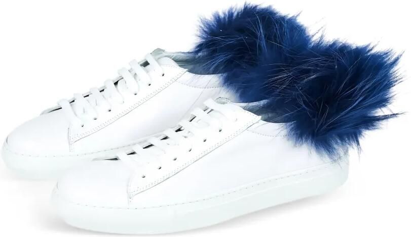 Mr & Mrs Italy Sneakers met pompon-detail Wit - Foto 3