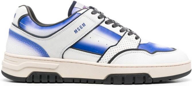 MSGM Sneakers van kalfsleer Blauw