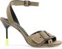 MSGM Iconic 95 sandalen Groen - Thumbnail 1