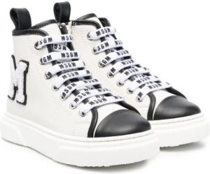 MSGM Kids High-top sneakers Wit