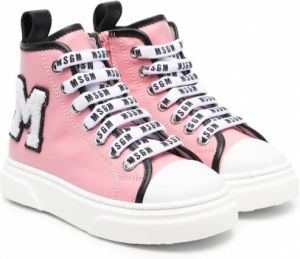 MSGM Kids High-top sneakers Roze