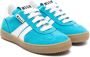 MSGM Kids Retro low-top sneakers Blauw - Thumbnail 1