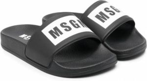 MSGM Kids Slip-on sandalen Zwart