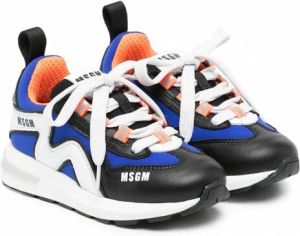 MSGM Kids Sneakers met colourblocking Blauw