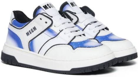 MSGM Kids Sneakers met colourblocking Wit