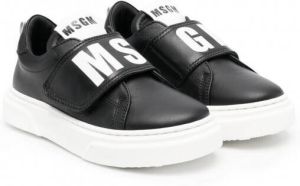 MSGM Kids Sneakers met logoprint Zwart