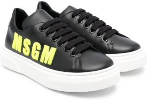 MSGM Sneakers met logopatch Zwart