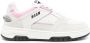 MSGM Leren sneakers met logoprint Beige - Thumbnail 1