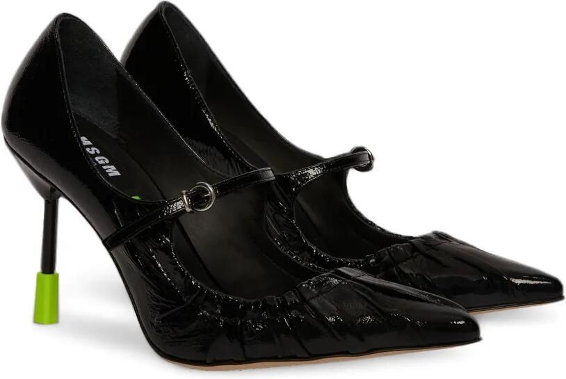 MSGM 90 mm Iconic pumps met hak Zwart