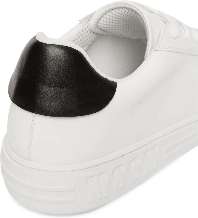 MSGM Iconic leren sneakers Wit - Foto 2