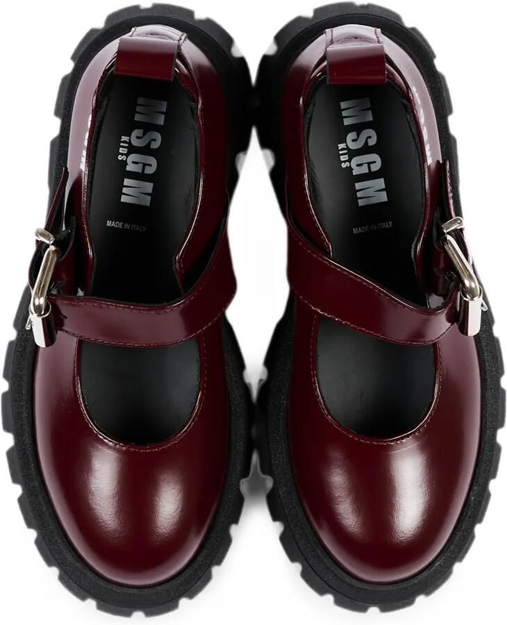 MSGM Kids Loafers met chunky zool en gespsluiting Rood - Foto 2