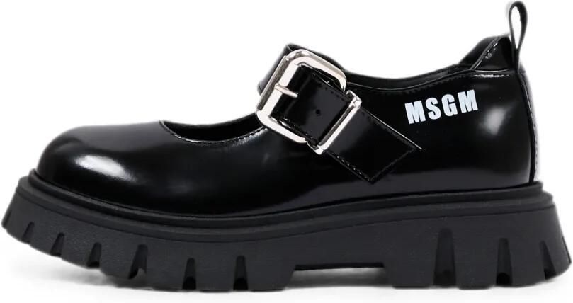 MSGM Kids Loafers met chunky zool en gespsluiting Zwart - Foto 4