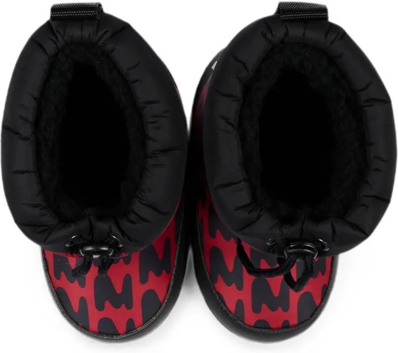 MSGM Kids Sneeuwlaarzen met monogram-print Rood - Foto 5