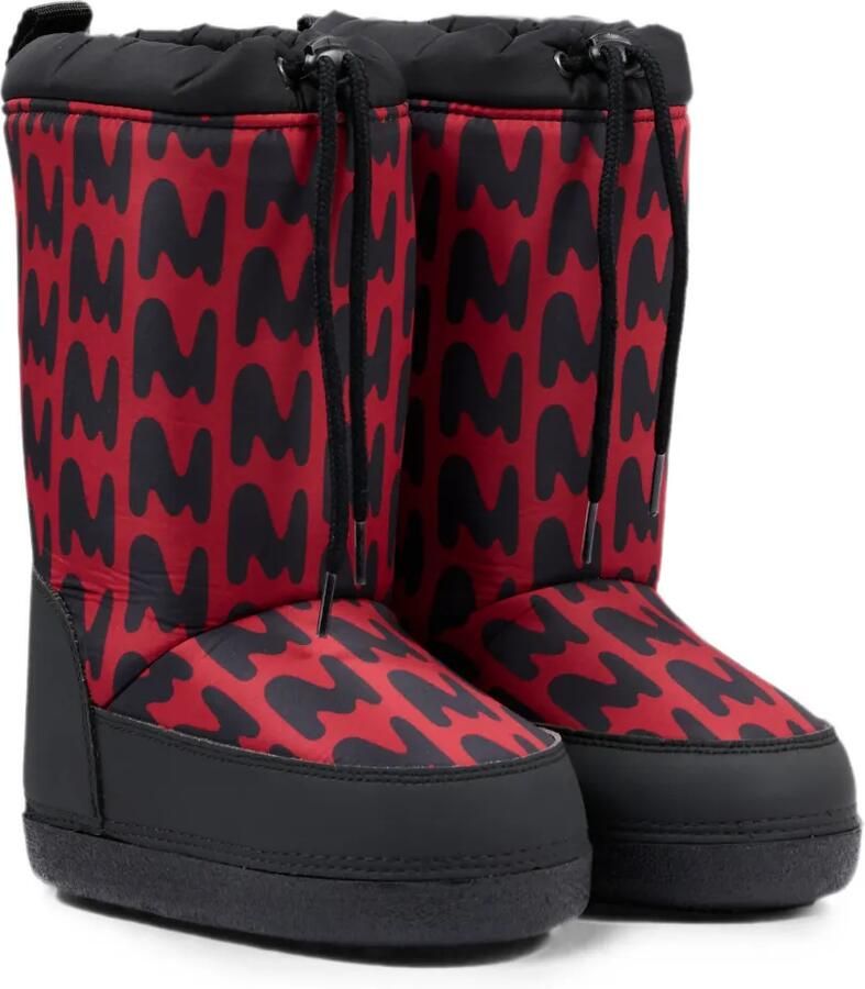 MSGM Kids Sneeuwlaarzen met monogram-print Rood - Foto 2