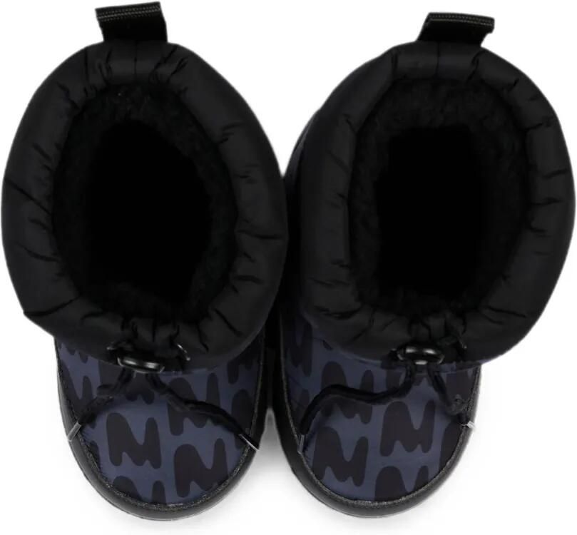 MSGM Kids Snowboots met monogram-print en trekkoord Zwart - Foto 4