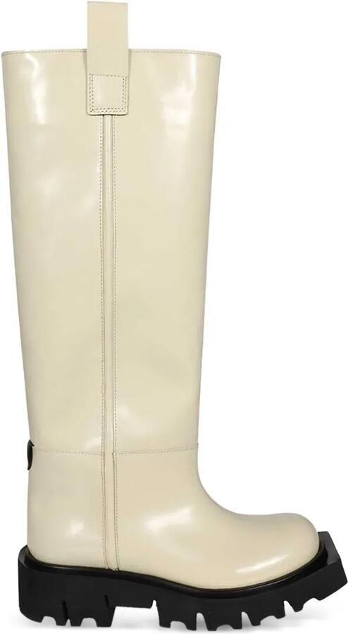 MSGM Laarzen met ronde neus Wit