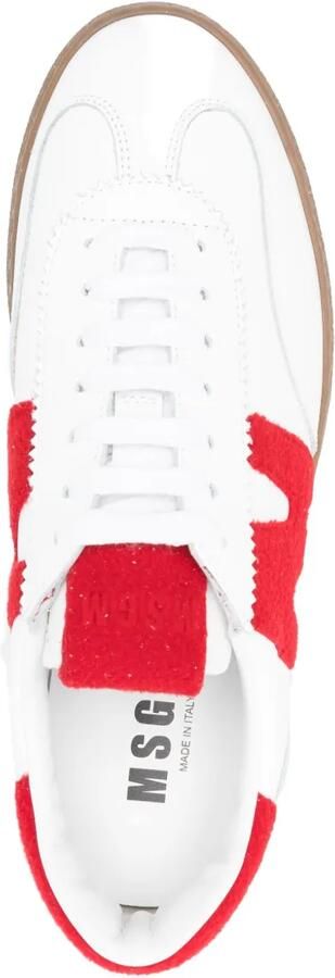 MSGM Leren sneakers Wit - Foto 4