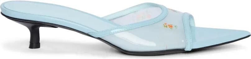 MSGM Sandalen met bloemenprint Blauw