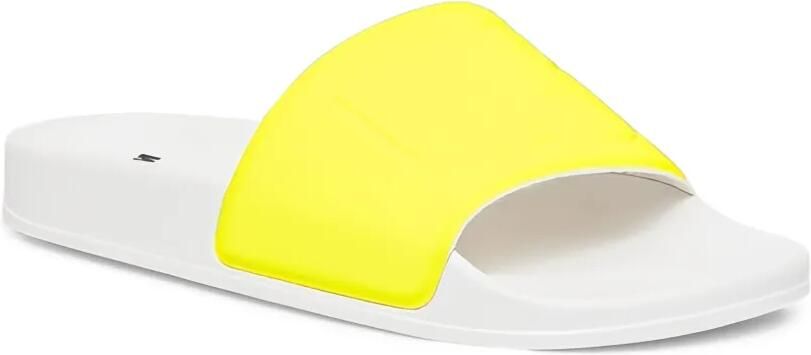 MSGM Slippers met logo-reliëf Geel