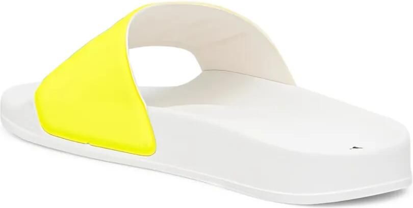 MSGM Slippers met logo-reliëf Geel - Foto 2