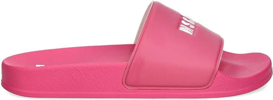 MSGM Slippers met logo-reliëf Roze