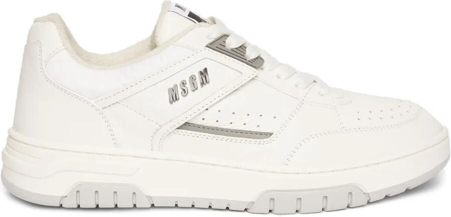 MSGM Sneakers met logoprint Wit