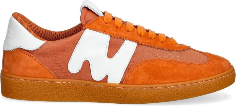 MSGM Sneakers met suède vlak Oranje