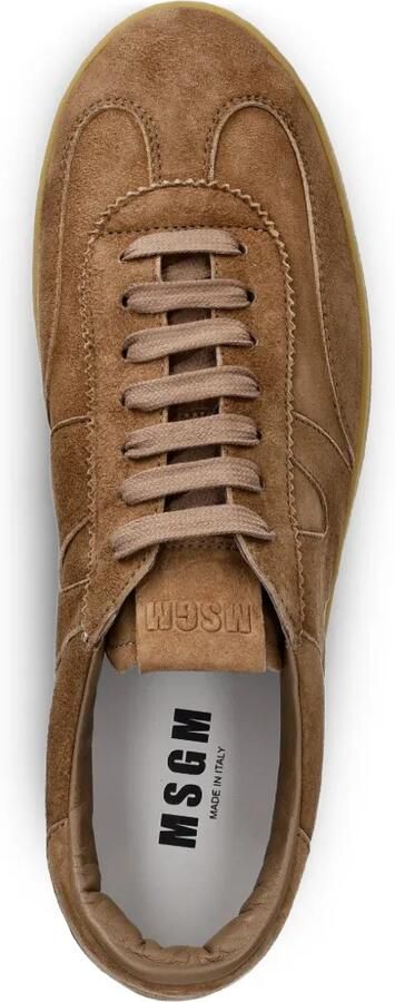 MSGM Suède sneakers Bruin - Foto 4