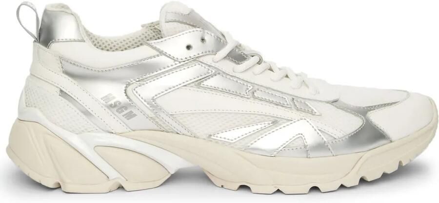 MSGM Vulcano gerafelde sneakers Wit