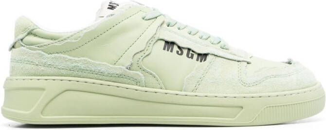 MSGM Sneakers met vlakken Groen