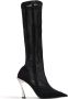 Mugler Fang 95 mesh laarzen Zwart - Thumbnail 1