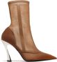 Mugler Fang 95 mesh laarzen Bruin - Thumbnail 1