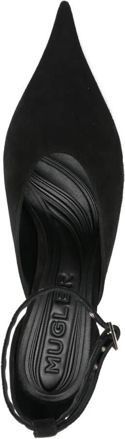 Mugler 100 leren pumps Zwart