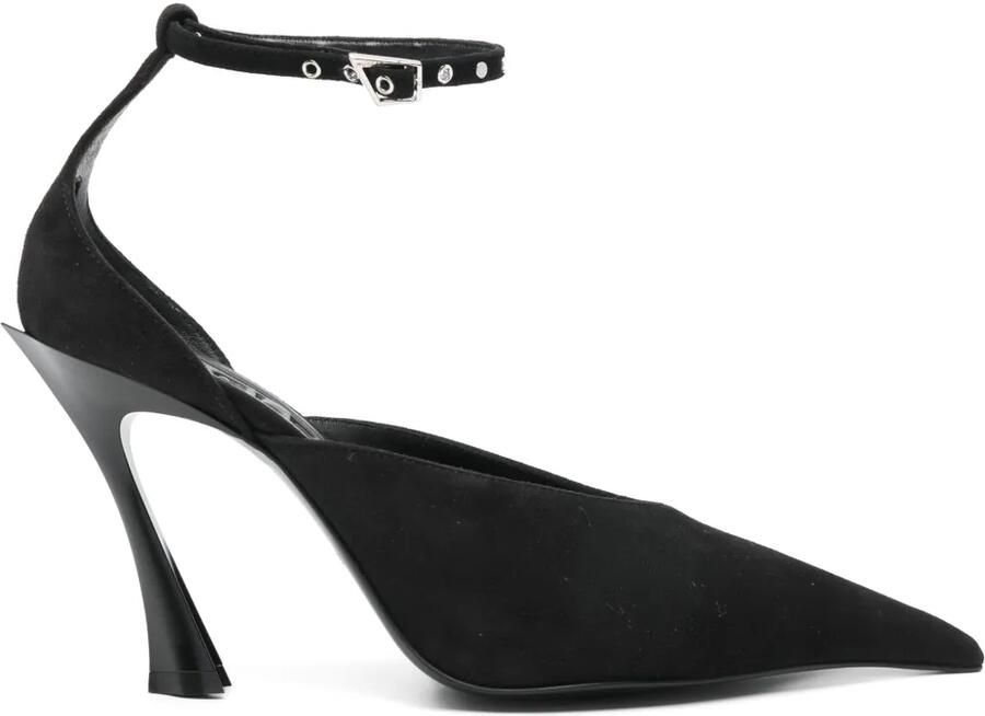 Mugler 100 leren pumps Zwart - Foto 4