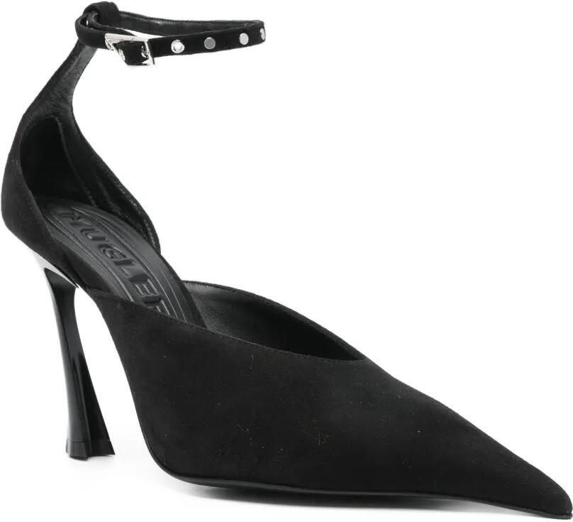 Mugler 100 leren pumps Zwart - Foto 3