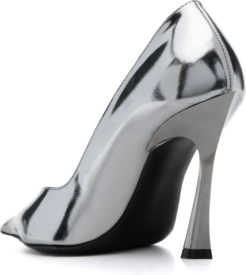 Mugler 95 mm Classic Fang pumps Zilver - Foto 2