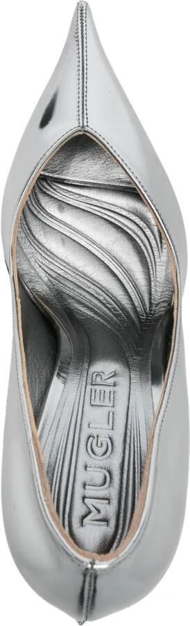 Mugler 95 mm Classic Fang pumps Zilver - Foto 4