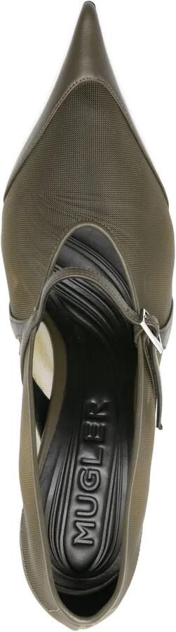 Mugler Mesh pumps Groen - Foto 4
