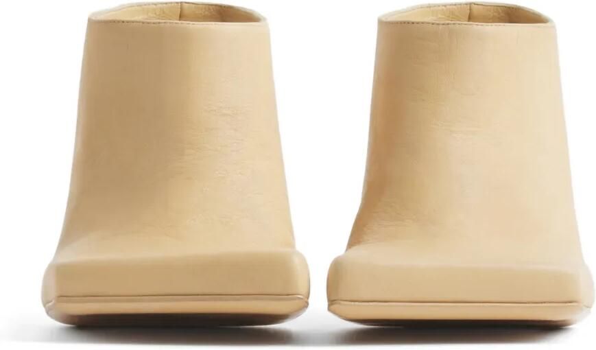 Mugler Muiltjes met vierkante neus Beige - Foto 3
