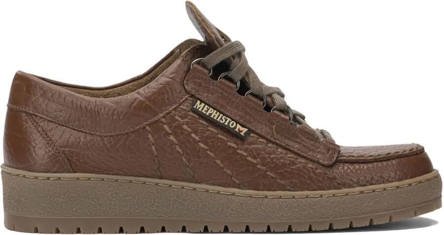 Musto Getextureerde sneakers Bruin