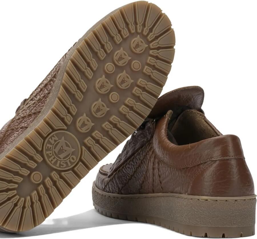 Musto Getextureerde sneakers Bruin - Foto 2